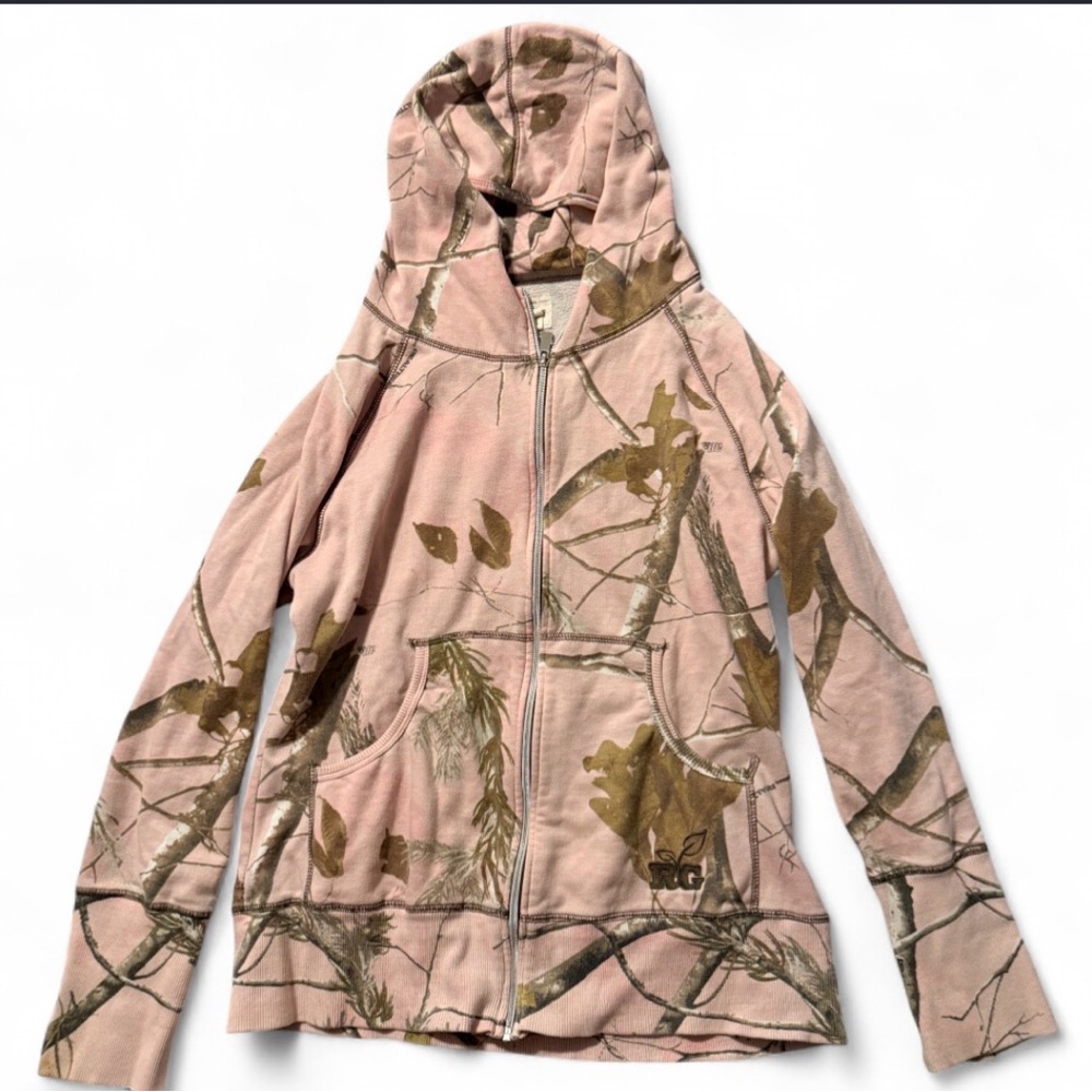 Realtree Pink and Brown Camouflage Hoodie